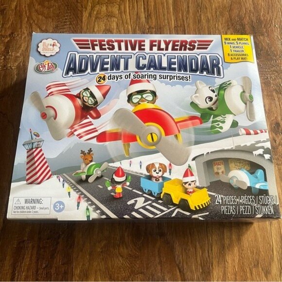 Elf on the Shelf Festive Flyers Advent Calendar - Picture 1 of 3